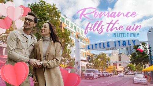 Romance fills the air in Little Italy! 